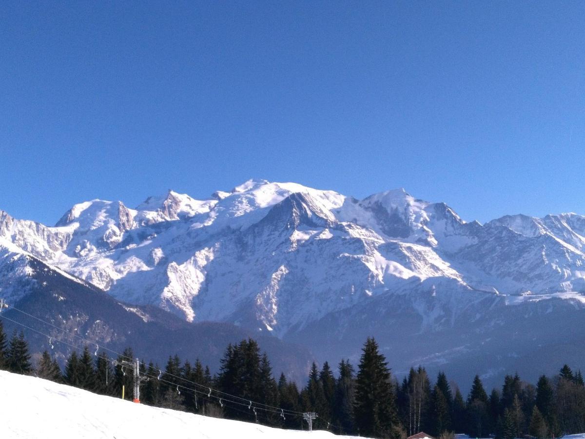 Mont Etape , F2, 42 M2, Calme, Vue Mt Blanc Lejlighed Passy  Værelse billede